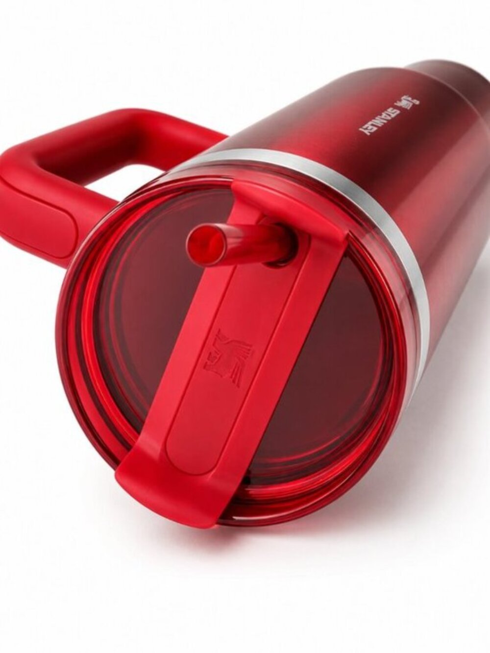 NEW Stanley & Starbucks Limited Holiday Red Quencher 40oz Tumbler Flowstate H2.0 - Picture 2 of 3